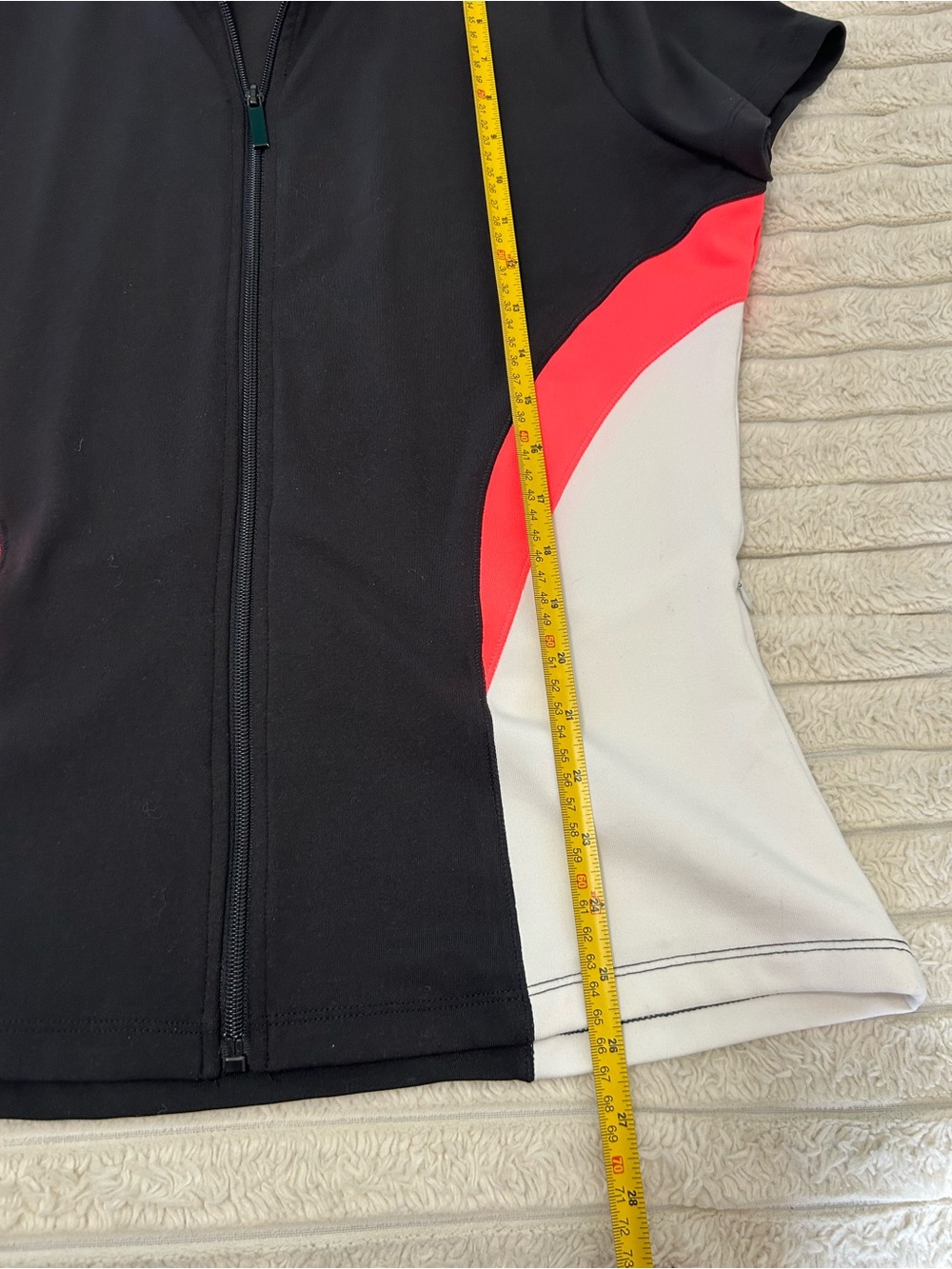 Women's Black & Coral Active Jacket and Capri Leggings Set - Picture 8 of 12